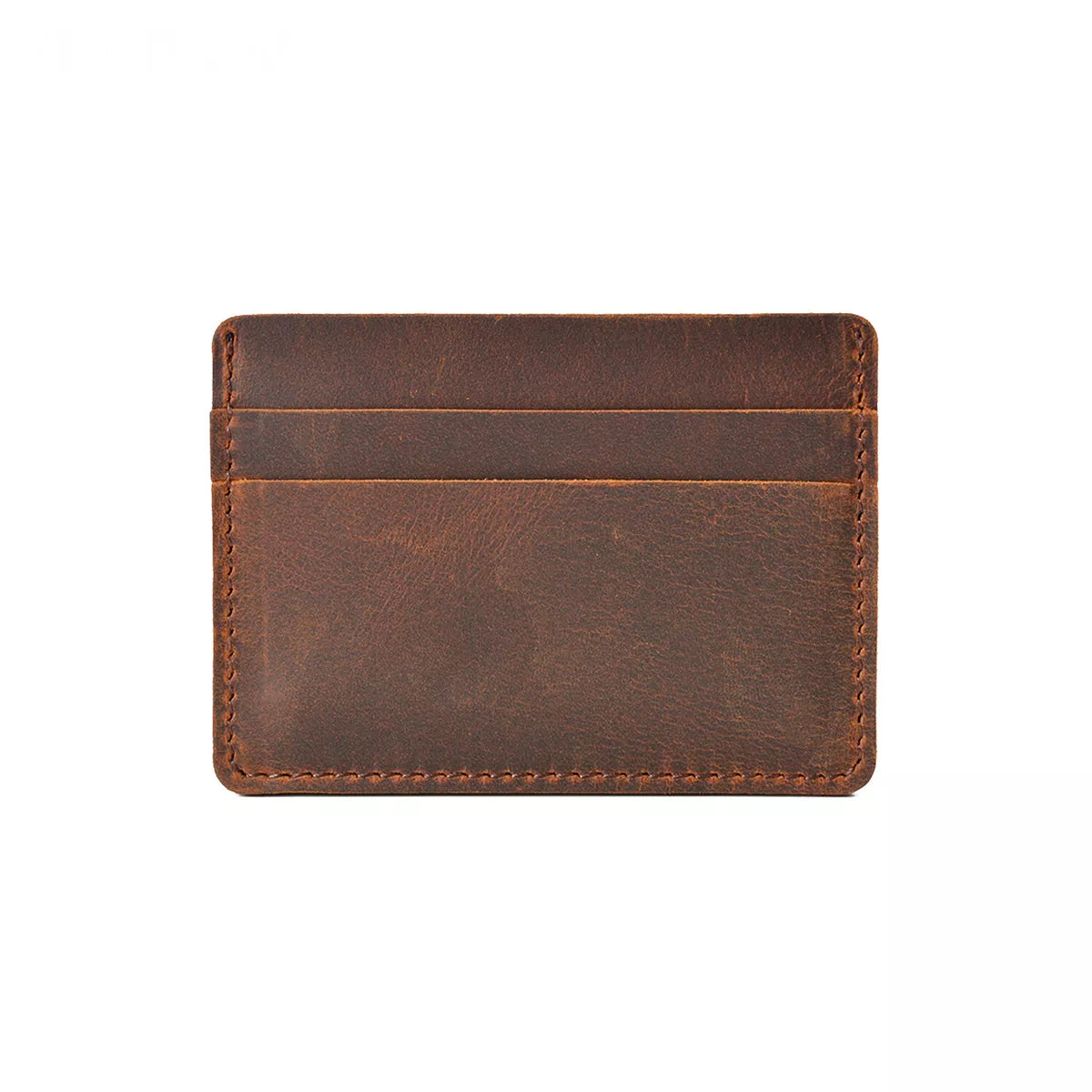 Genuine Leather Card Holder Wallet for Men and Women Slim Minimalist Credit Card