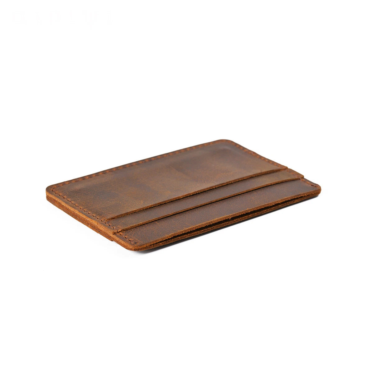 Genuine Leather Card Holder Wallet for Men and Women Slim Minimalist Credit Card