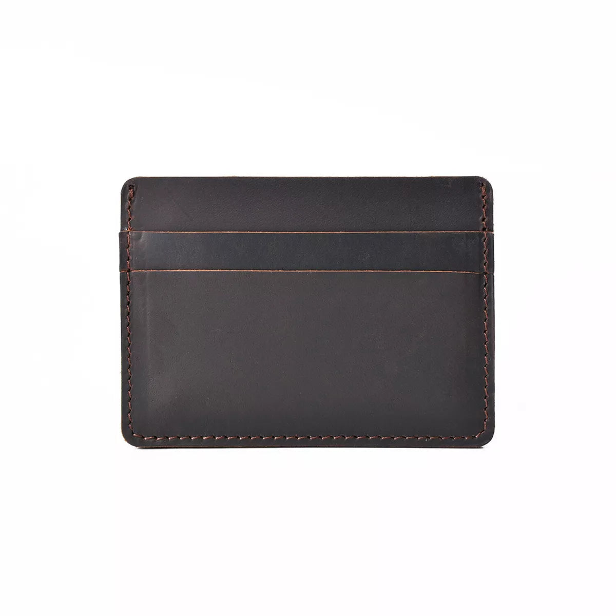 Genuine Leather Card Holder Wallet for Men and Women Slim Minimalist Credit Card