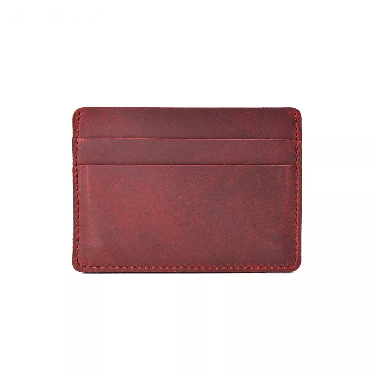 Genuine Leather Card Holder Wallet for Men and Women Slim Minimalist Credit Card